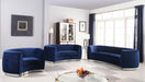 Julian Navy Velvet Loveseat - Royal Furniture & Gifts (MI) - Multi Location