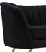 Margo Black Velvet Loveseat - Royal Furniture & Gifts (MI) - Multi Location