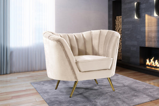 Margo Cream Velvet Chair - Royal Furniture & Gifts (MI) - Multi Location