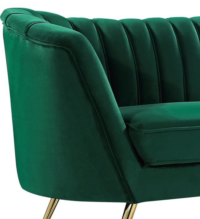 Margo Green Velvet Loveseat - Royal Furniture & Gifts (MI) - Multi Location