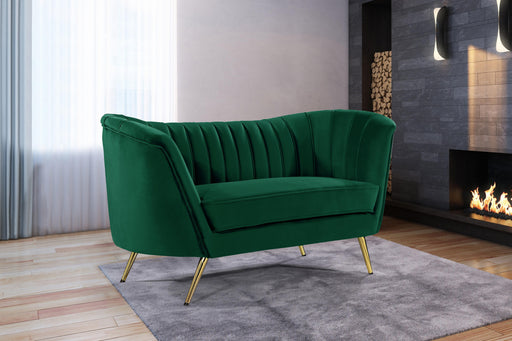 Margo Green Velvet Loveseat - Royal Furniture & Gifts (MI) - Multi Location