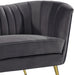 Margo Grey Velvet Loveseat - Royal Furniture & Gifts (MI) - Multi Location