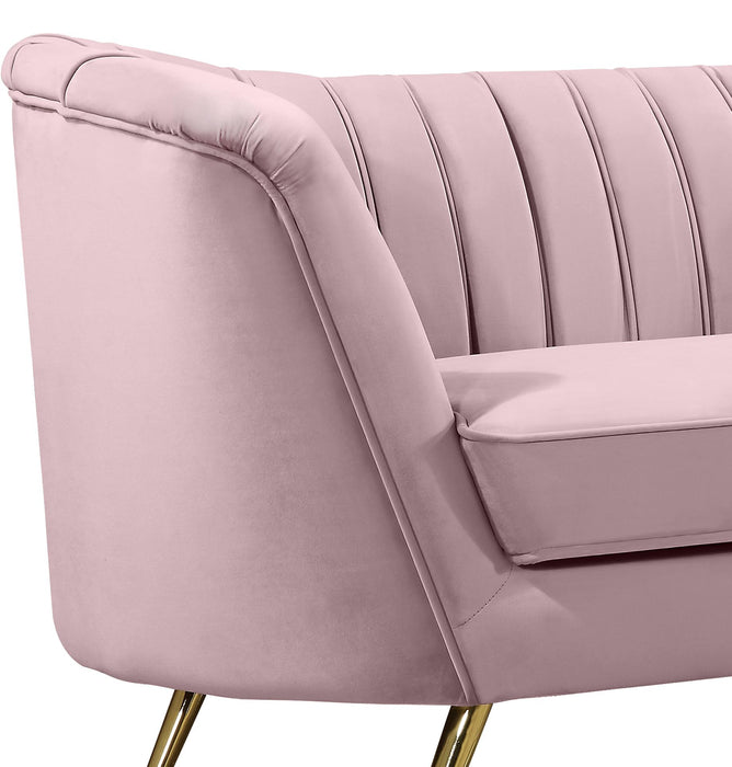 Margo Pink Velvet Sofa - Royal Furniture & Gifts (MI) - Multi Location