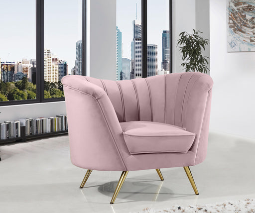 Margo Pink Velvet Chair - Royal Furniture & Gifts (MI) - Multi Location
