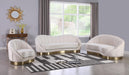 Shelly Cream Velvet Sofa - Royal Furniture & Gifts (MI) - Multi Location