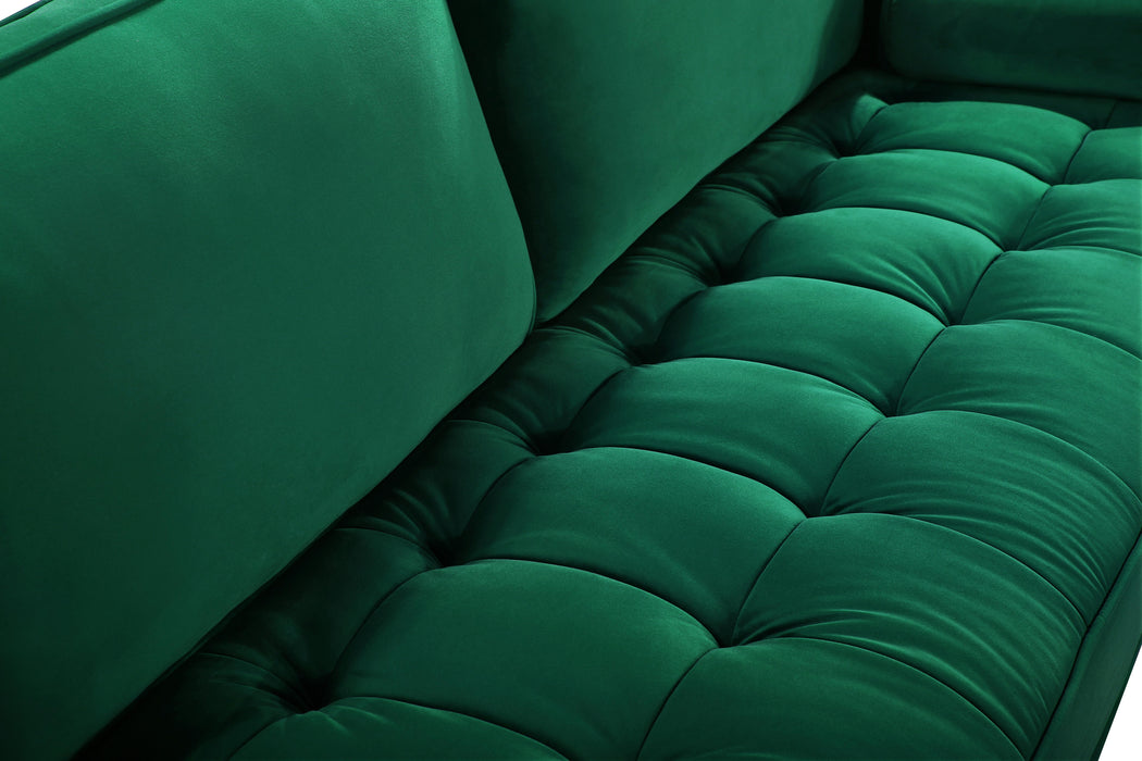 Emily Green Velvet Loveseat - Royal Furniture & Gifts (MI) - Multi Location