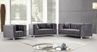 Mariel Grey Velvet Sofa - Royal Furniture & Gifts (MI) - Multi Location