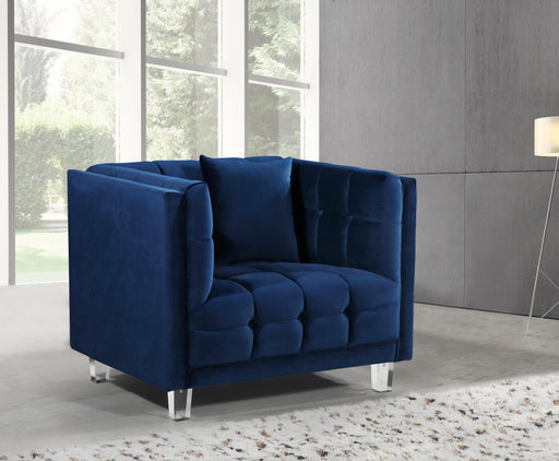 Mariel Navy Velvet Chair - Royal Furniture & Gifts (MI) - Multi Location