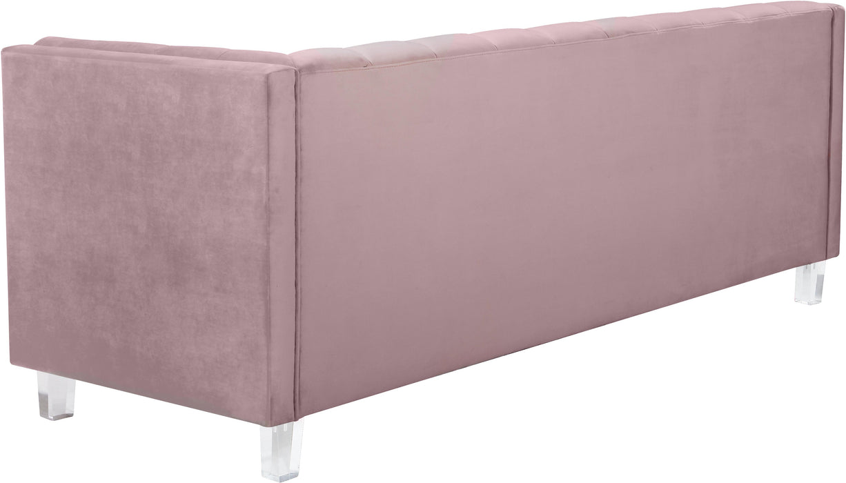 Mariel Pink Velvet Sofa - Royal Furniture & Gifts (MI) - Multi Location