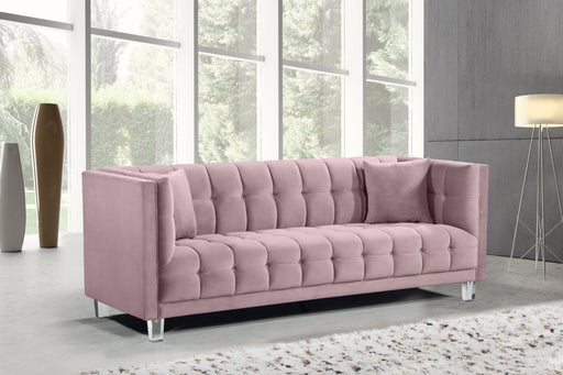Mariel Pink Velvet Sofa - Royal Furniture & Gifts (MI) - Multi Location