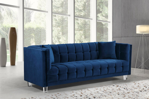 Mariel Navy Velvet Sofa - Royal Furniture & Gifts (MI) - Multi Location