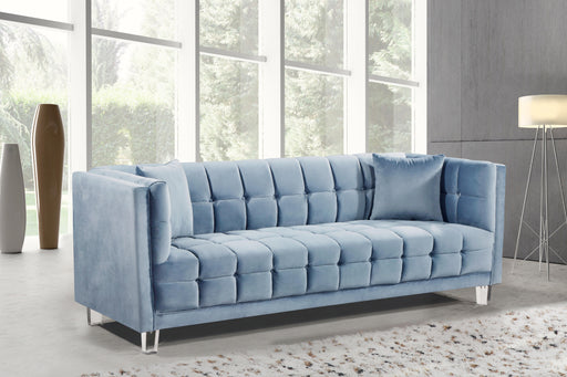Mariel Sky Blue Velvet Sofa - Royal Furniture & Gifts (MI) - Multi Location