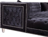 Moda Black Velvet 3pc. Sectional - Royal Furniture & Gifts (MI) - Multi Location