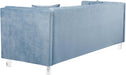 Mariel Sky Blue Velvet Sofa - Royal Furniture & Gifts (MI) - Multi Location