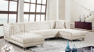 Moda Cream Velvet 3pc. Sectional - Royal Furniture & Gifts (MI) - Multi Location
