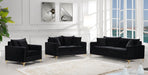 Naomi Black Velvet Chair - Royal Furniture & Gifts (MI) - Multi Location