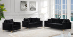 Naomi Black Velvet Sofa - Royal Furniture & Gifts (MI) - Multi Location