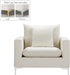 Naomi Cream Velvet Chair - Royal Furniture & Gifts (MI) - Multi Location