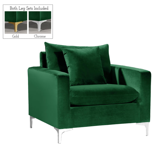 Naomi Green Velvet Chair - Royal Furniture & Gifts (MI) - Multi Location