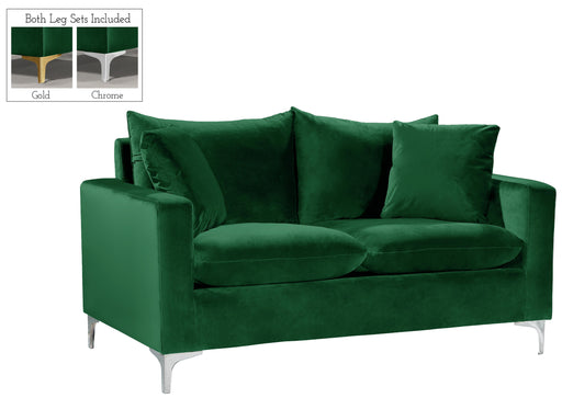 Naomi Green Velvet Loveseat - Royal Furniture & Gifts (MI) - Multi Location