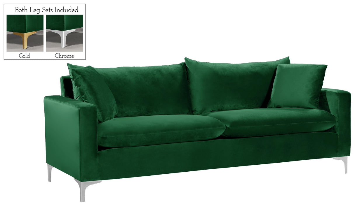 Naomi Green Velvet Sofa - Royal Furniture & Gifts (MI) - Multi Location