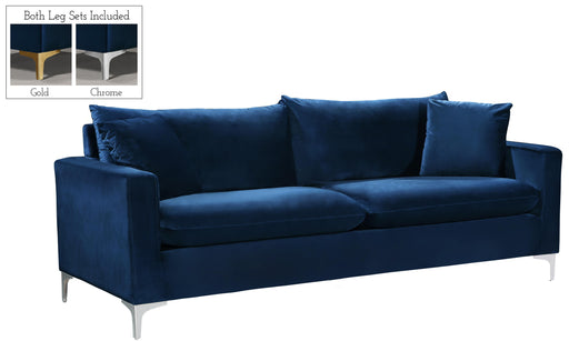 Naomi Navy Velvet Sofa - Royal Furniture & Gifts (MI) - Multi Location