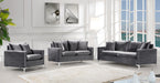 Naomi Grey Velvet Sofa - Royal Furniture & Gifts (MI) - Multi Location