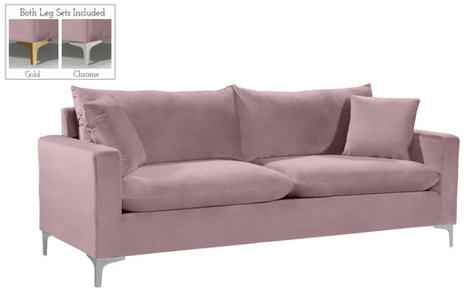Naomi Pink Velvet Sofa - Royal Furniture & Gifts (MI) - Multi Location