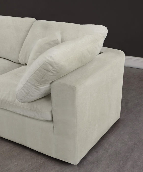 Cozy Cream Velvet Cloud Modular Sectional - Royal Furniture & Gifts (MI) - Multi Location