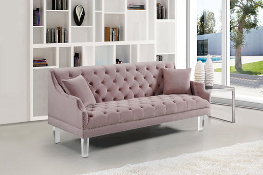 Roxy Pink Velvet Sofa - Royal Furniture & Gifts (MI) - Multi Location