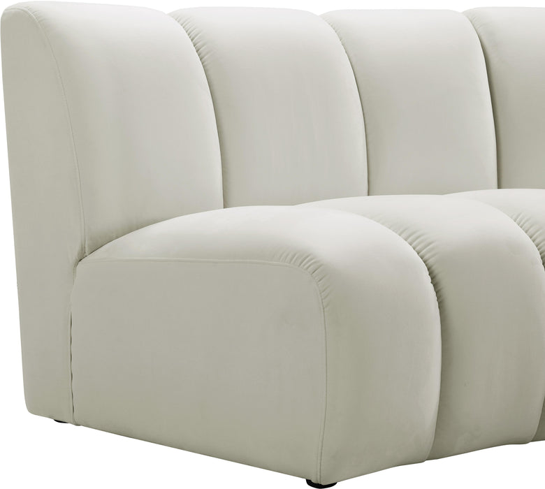 Infinity Cream Velvet 11pc. Modular Sectional - Royal Furniture & Gifts (MI) - Multi Location