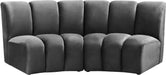 Infinity Grey Velvet 2pc. Modular Sectional - Royal Furniture & Gifts (MI) - Multi Location
