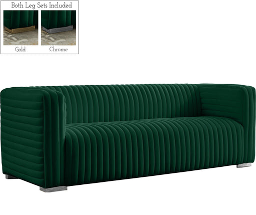Ravish Green Velvet Sofa - Royal Furniture & Gifts (MI) - Multi Location