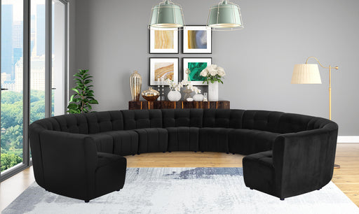 Limitless Black Velvet 13pc. Modular Sectional - Royal Furniture & Gifts (MI) - Multi Location