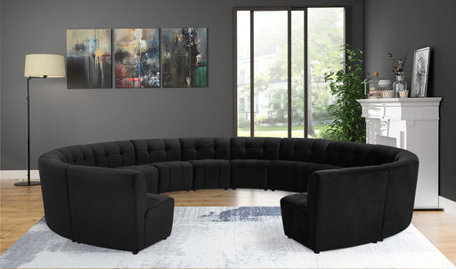 Limitless Black Velvet 14pc. Modular Sectional - Royal Furniture & Gifts (MI) - Multi Location