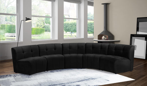 Limitless Black Velvet 5pc. Modular Sectional - Royal Furniture & Gifts (MI) - Multi Location