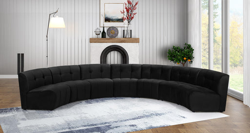 Limitless Black Velvet 7pc. Modular Sectional - Royal Furniture & Gifts (MI) - Multi Location