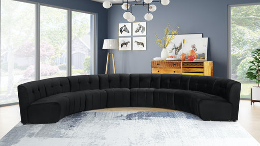 Limitless Black Velvet 8pc. Modular Sectional - Royal Furniture & Gifts (MI) - Multi Location