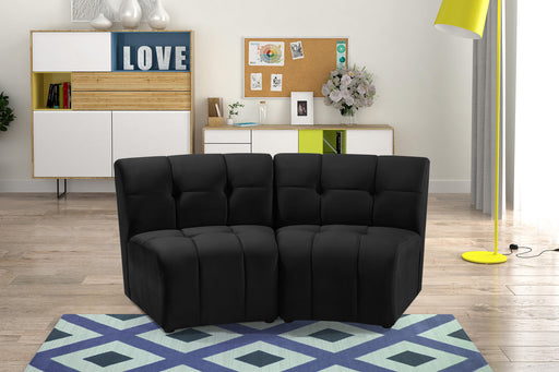 Limitless Black Velvet 2pc. Modular Sectional - Royal Furniture & Gifts (MI) - Multi Location