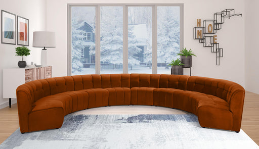 Limitless Cognac Velvet 10pc. Modular Sectional - Royal Furniture & Gifts (MI) - Multi Location