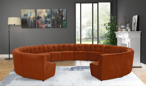 Limitless Cognac Velvet 14pc. Modular Sectional - Royal Furniture & Gifts (MI) - Multi Location