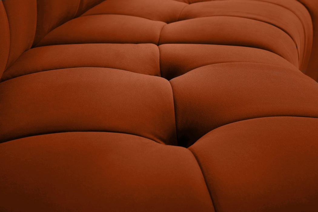 Limitless Cognac Velvet Modular Chair - Royal Furniture & Gifts (MI) - Multi Location