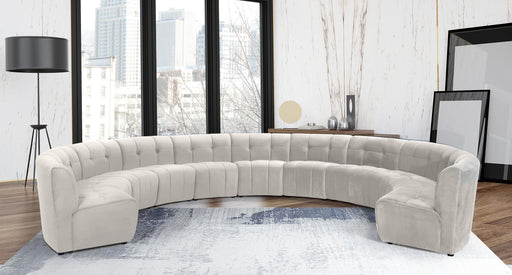 Limitless Cream Velvet 11pc. Modular Sectional - Royal Furniture & Gifts (MI) - Multi Location