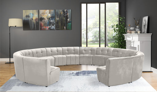 Limitless Cream Velvet 14pc. Modular Sectional - Royal Furniture & Gifts (MI) - Multi Location