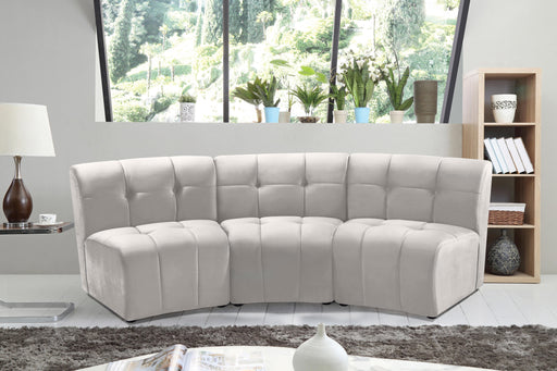Limitless Cream Velvet 3pc. Modular Sectional - Royal Furniture & Gifts (MI) - Multi Location