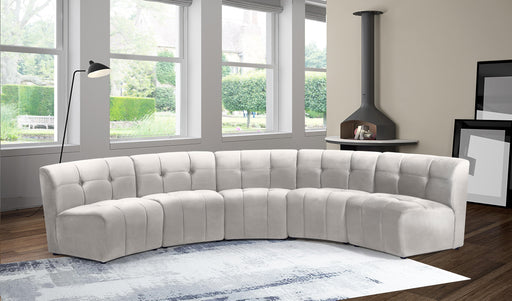 Limitless Cream Velvet 5pc. Modular Sectional - Royal Furniture & Gifts (MI) - Multi Location
