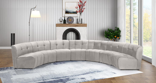 Limitless Cream Velvet 7pc. Modular Sectional - Royal Furniture & Gifts (MI) - Multi Location
