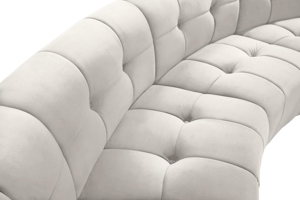 Limitless Cream Velvet 11pc. Modular Sectional - Royal Furniture & Gifts (MI) - Multi Location