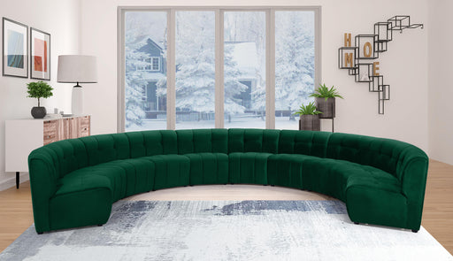 Limitless Green Velvet 10pc. Modular Sectional - Royal Furniture & Gifts (MI) - Multi Location