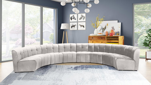 Limitless Cream Velvet 8pc. Modular Sectional - Royal Furniture & Gifts (MI) - Multi Location